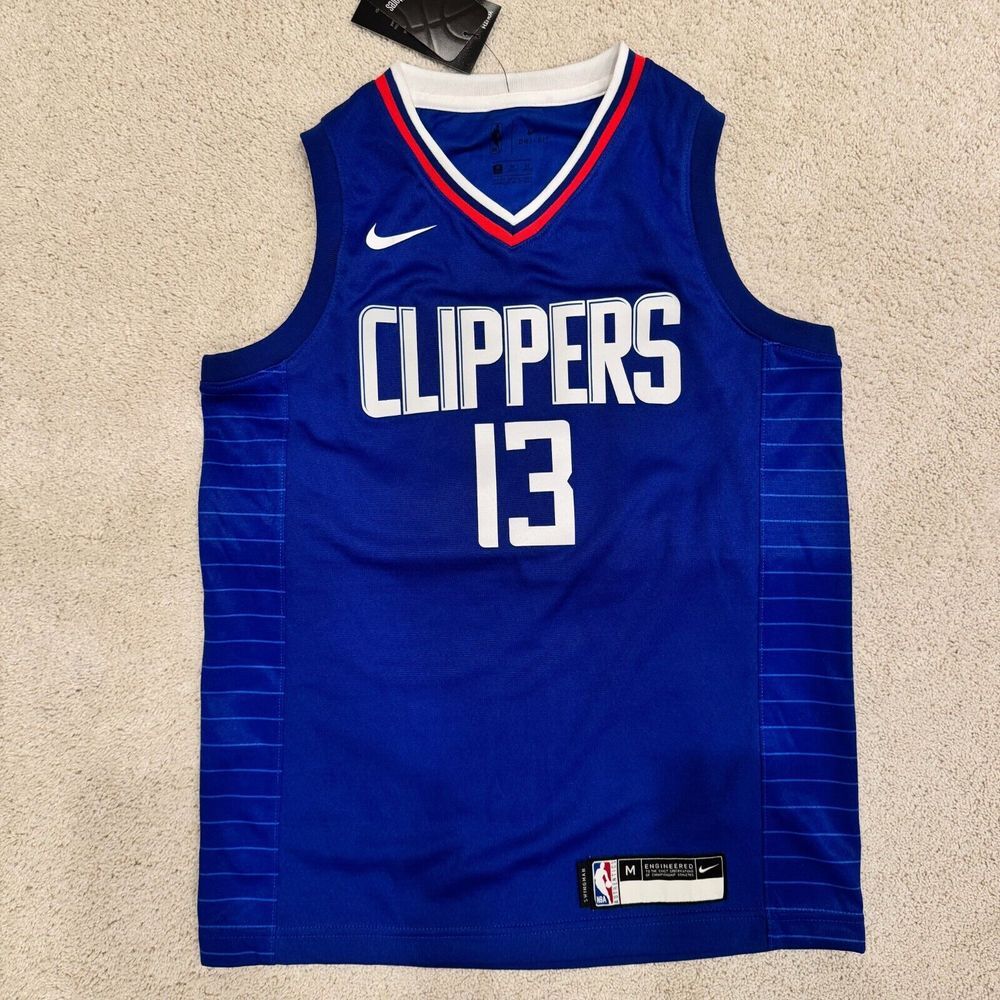 Nike Kids Los Angeles Clippers Blue Red White #13 Jersey